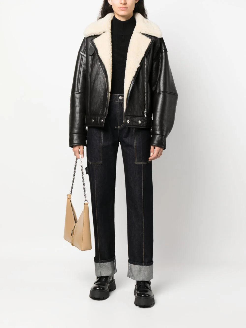 Alexander McQueen Turn-up Straight-leg Jeans