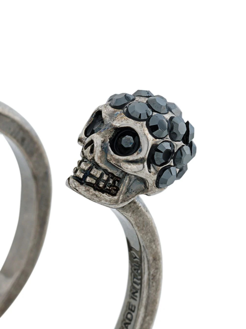 Alexander McQueen Twin Skull Double Ring