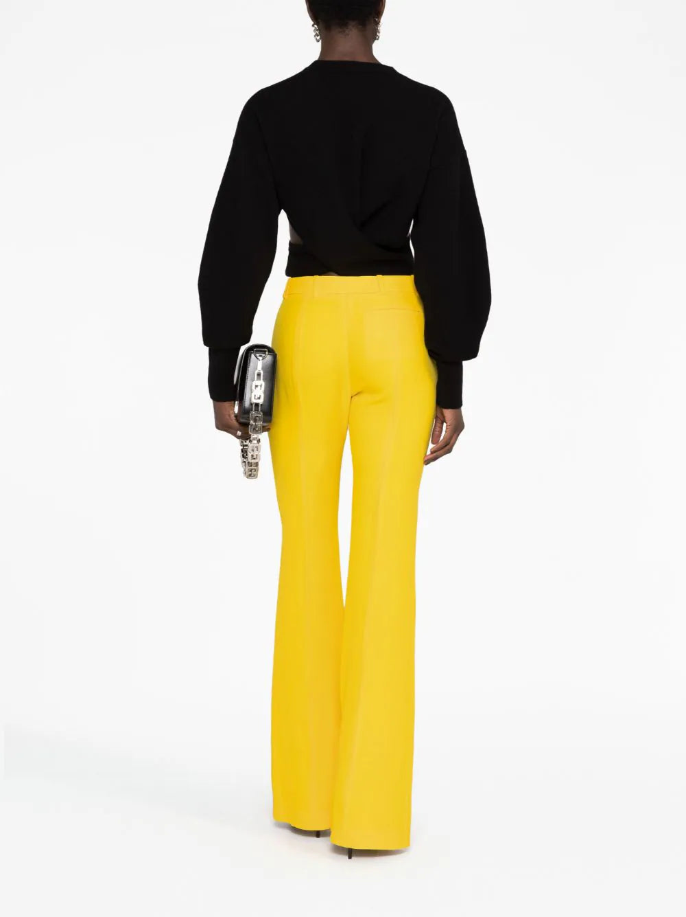 Alexander McQueen Twisted Cropped Jumper