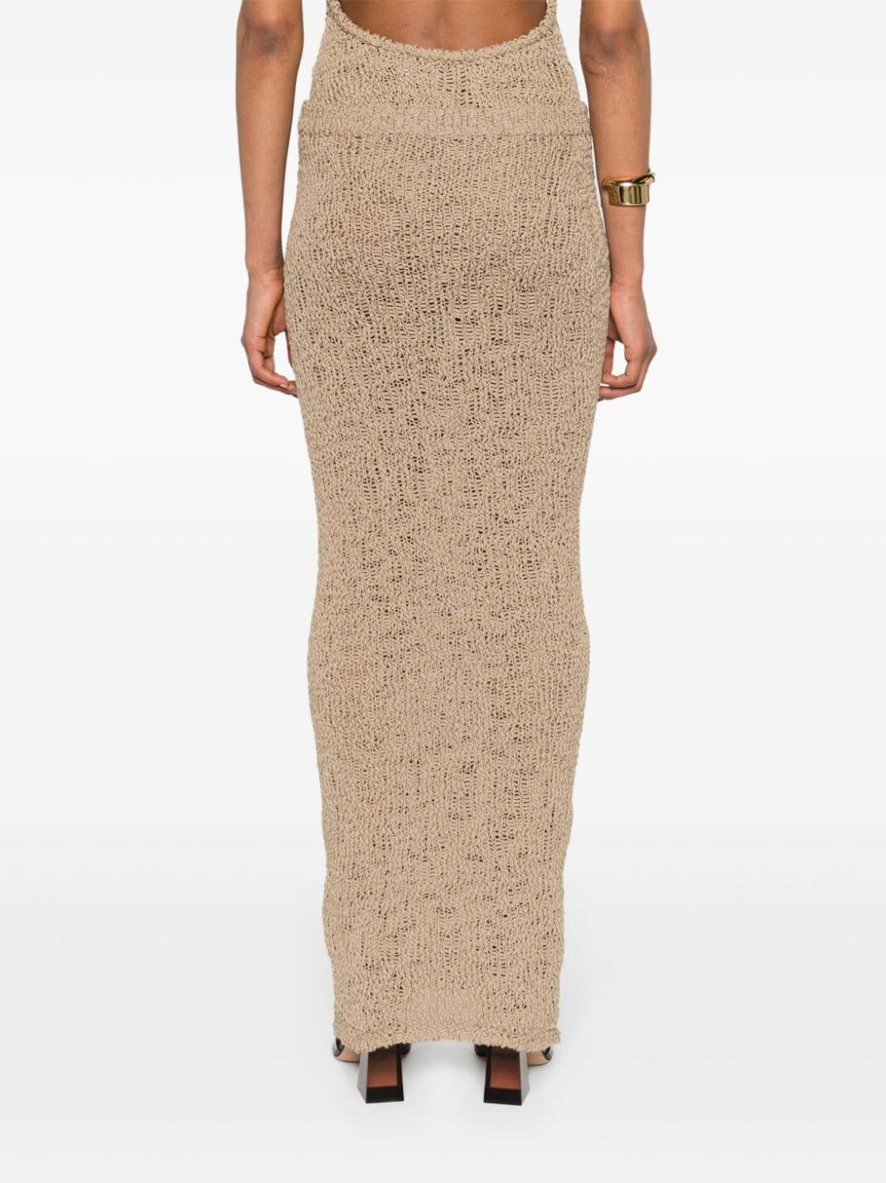 ALEXANDRE VAUTHIER Cotton Knit Skirt
