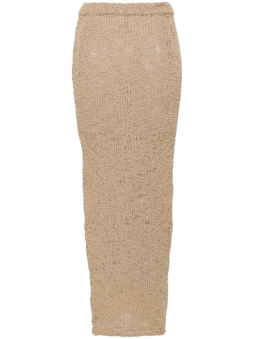 ALEXANDRE VAUTHIER Cotton knit skirt