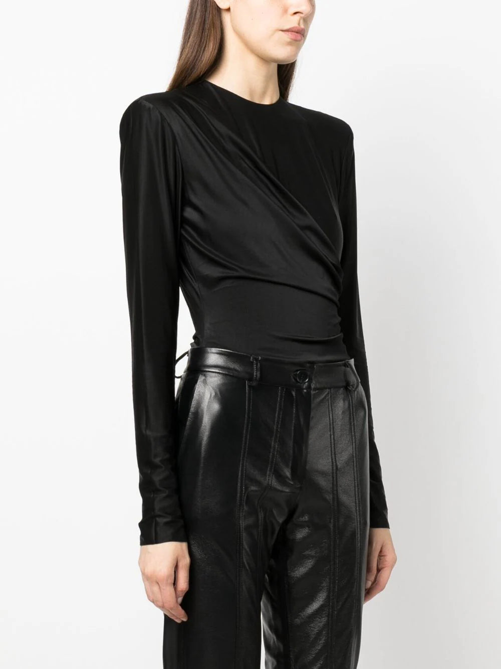ALEXANDRE VAUTHIER Draped Bodysuit