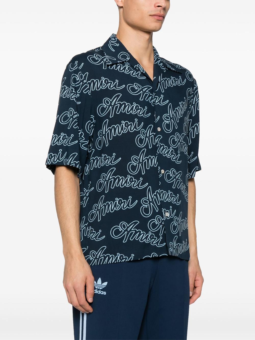 AMIRI Amiri Script Bowling Shirt