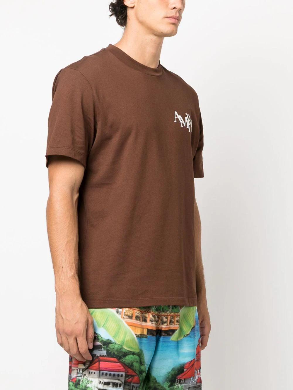 AMIRI Amiri Staggered Logo Tee