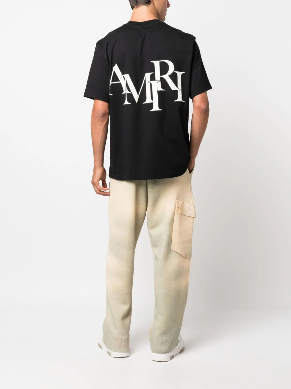 AMIRI Amiri Staggered Logo Tee