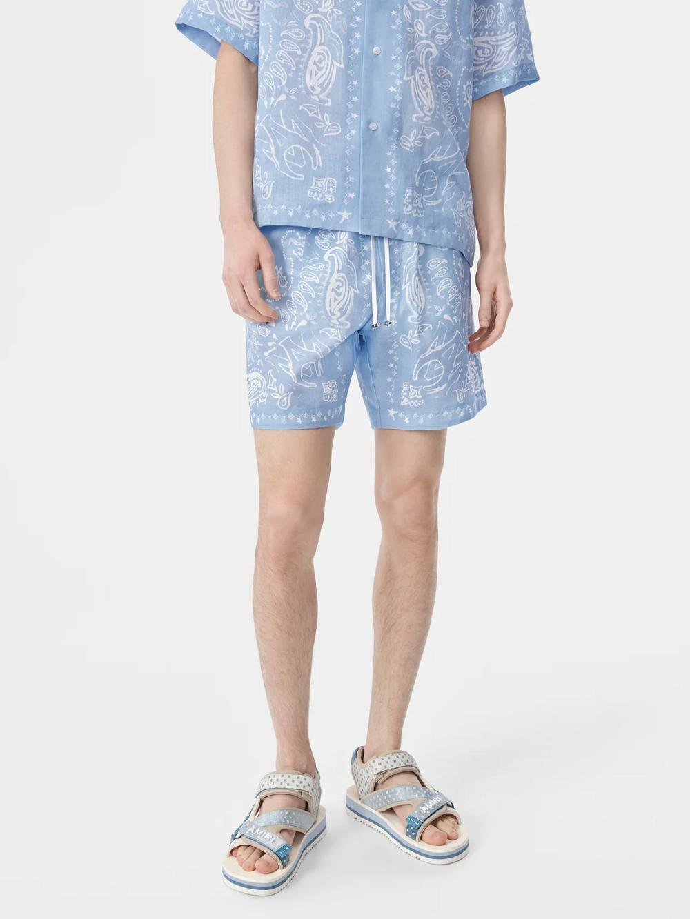 AMIRI Bandana Watercolor Shorts