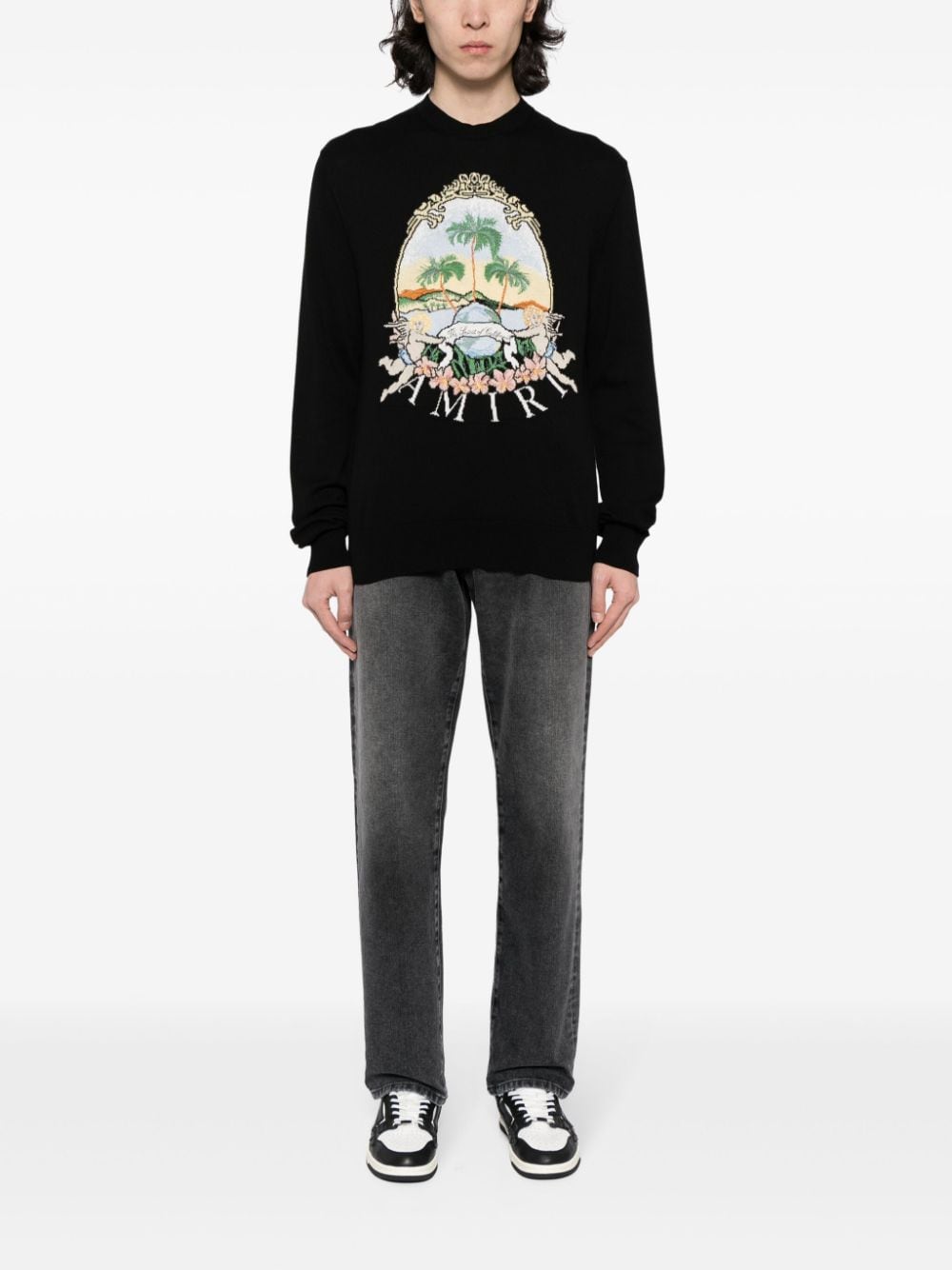 AMIRI Cherub Palm Sweater