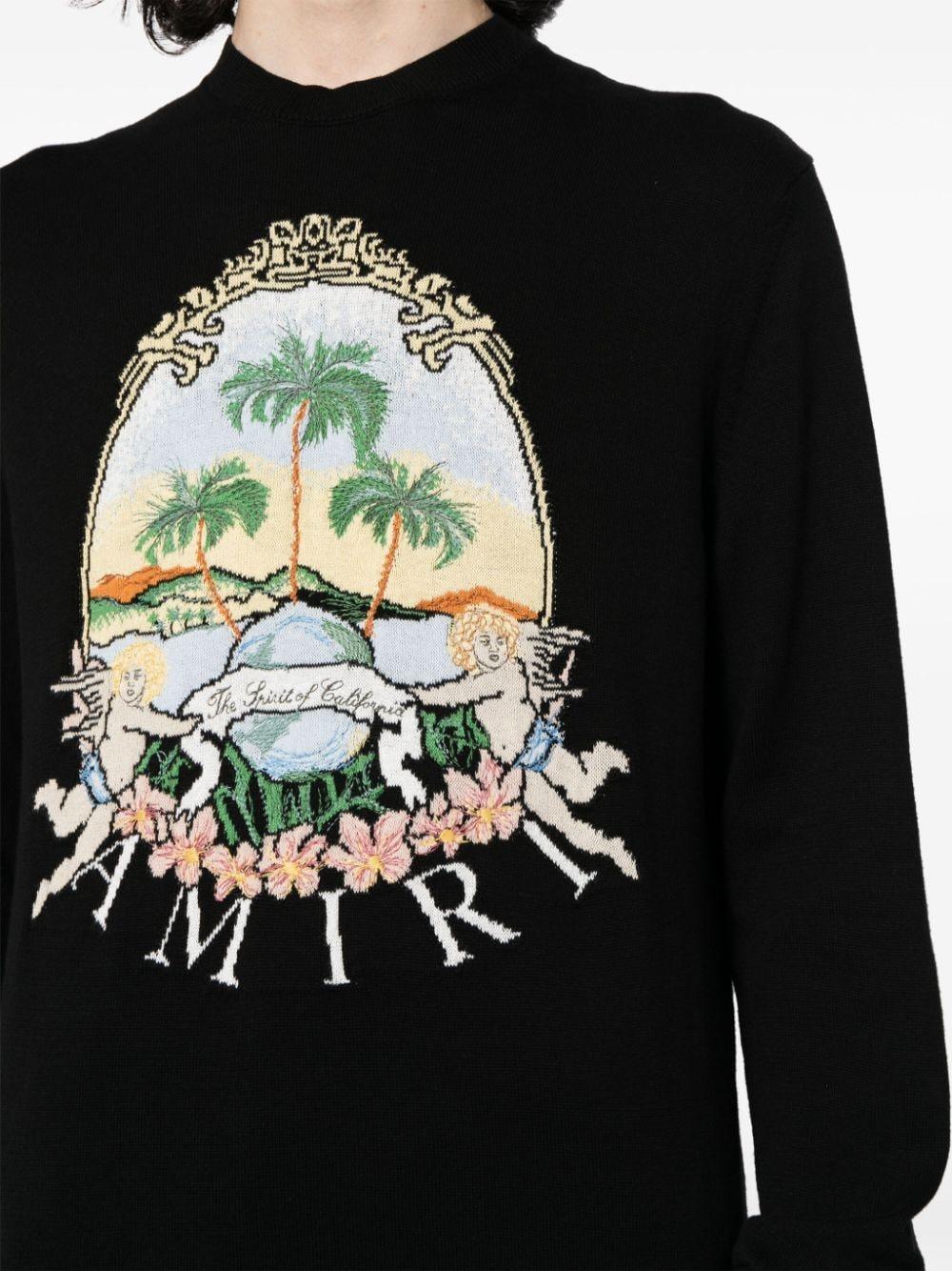 AMIRI Cherub Palm Sweater