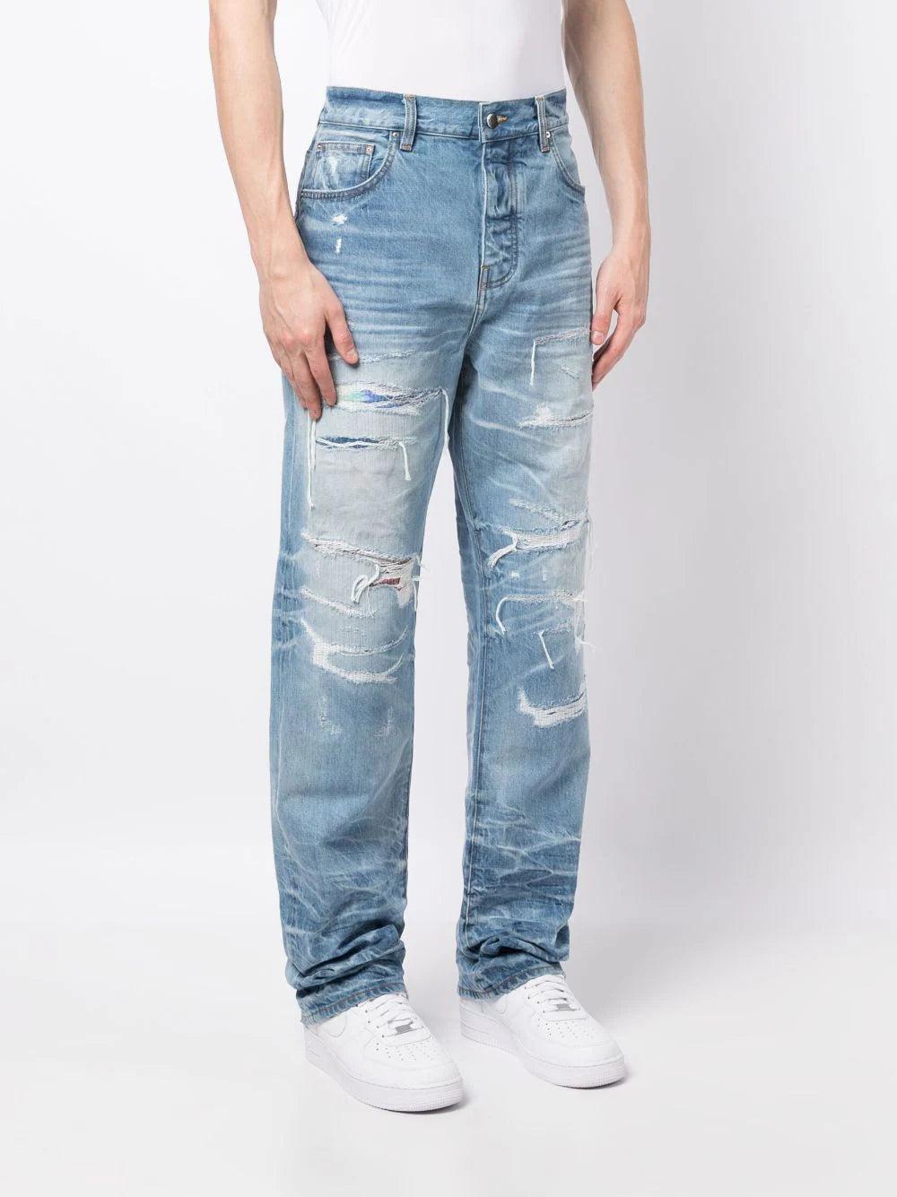 AMIRI Distressed Lose-fit Jeans