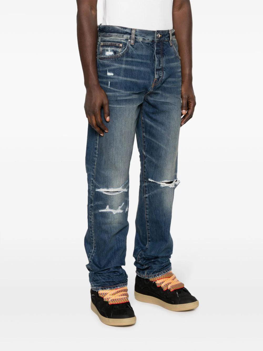 AMIRI Fractured Straight Jeans