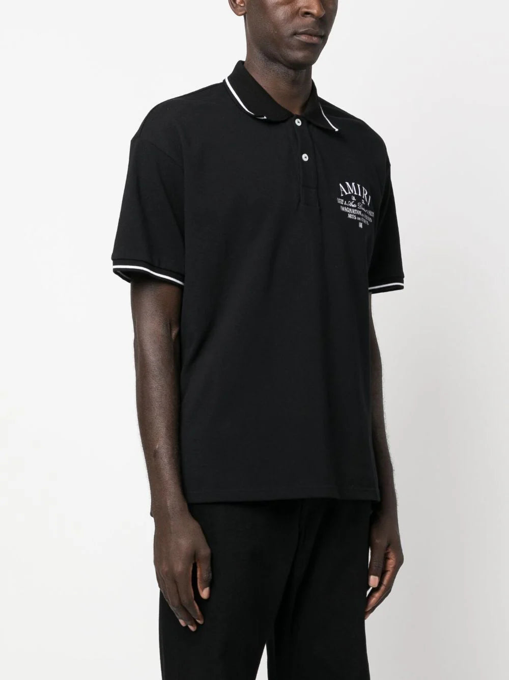 AMIRI Logo-embroidered Cotton Polo Shirt
