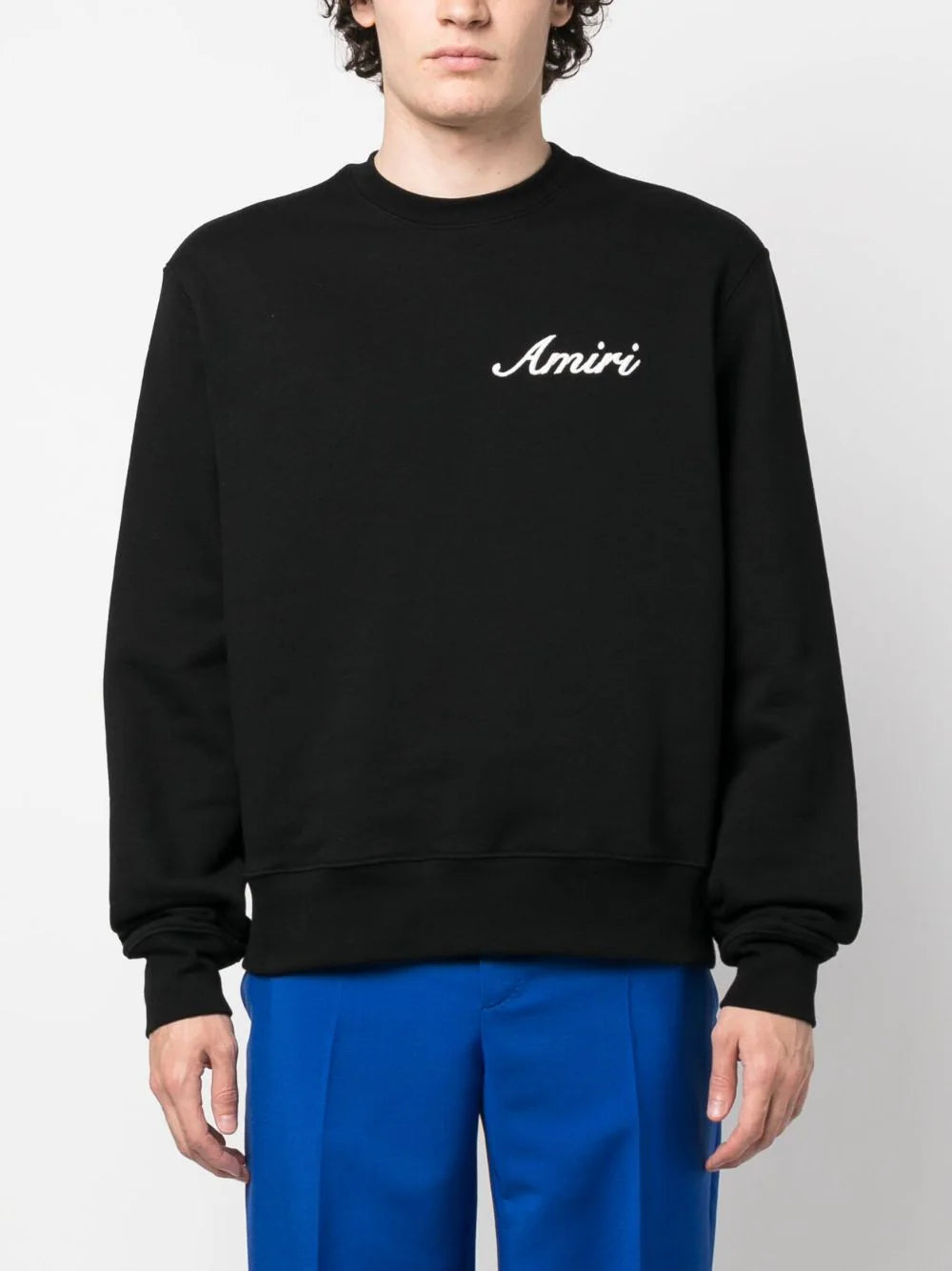 AMIRI Logo-embroidered Cotton Sweatshirt