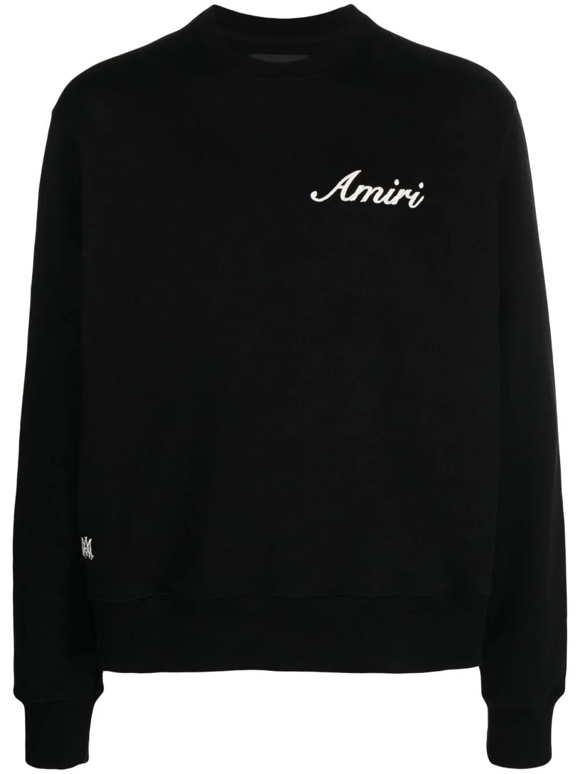 AMIRI Logo-embroidered cotton sweatshirt