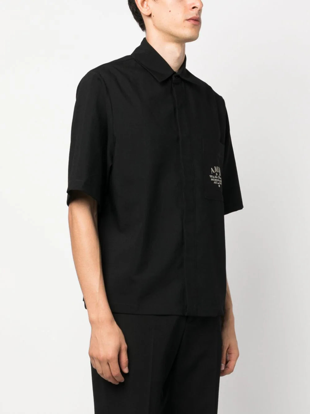 AMIRI Logo-embroidered Short-sleeved Shirt