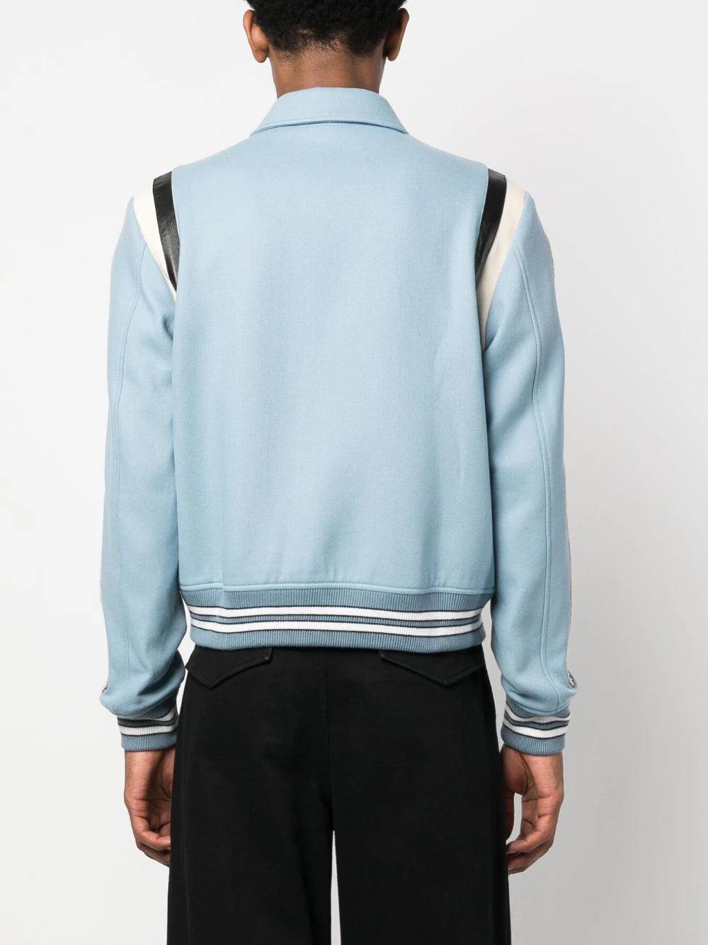 AMIRI Logo-print Bone-patch Jacket