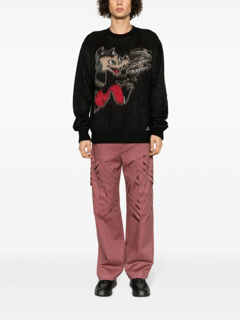 AMIRI Mohair Record Wolf Crew