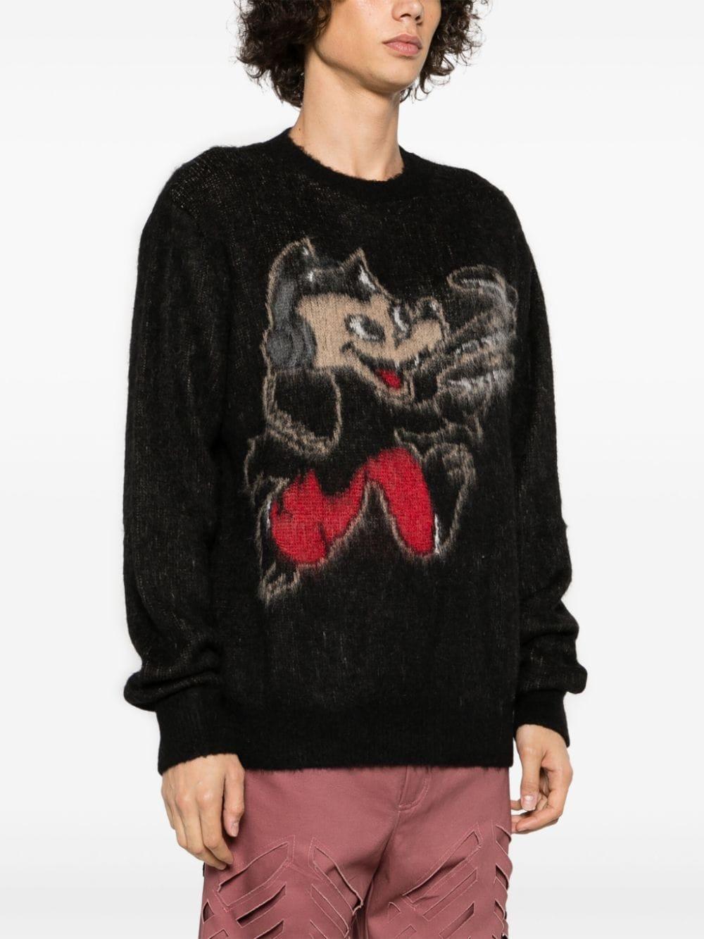 AMIRI Mohair Record Wolf Crew