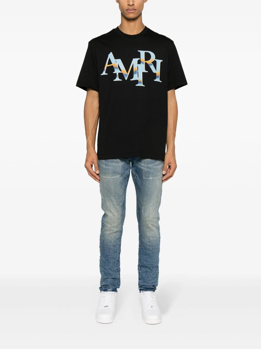 AMIRI Staggered Chrome T-shirt