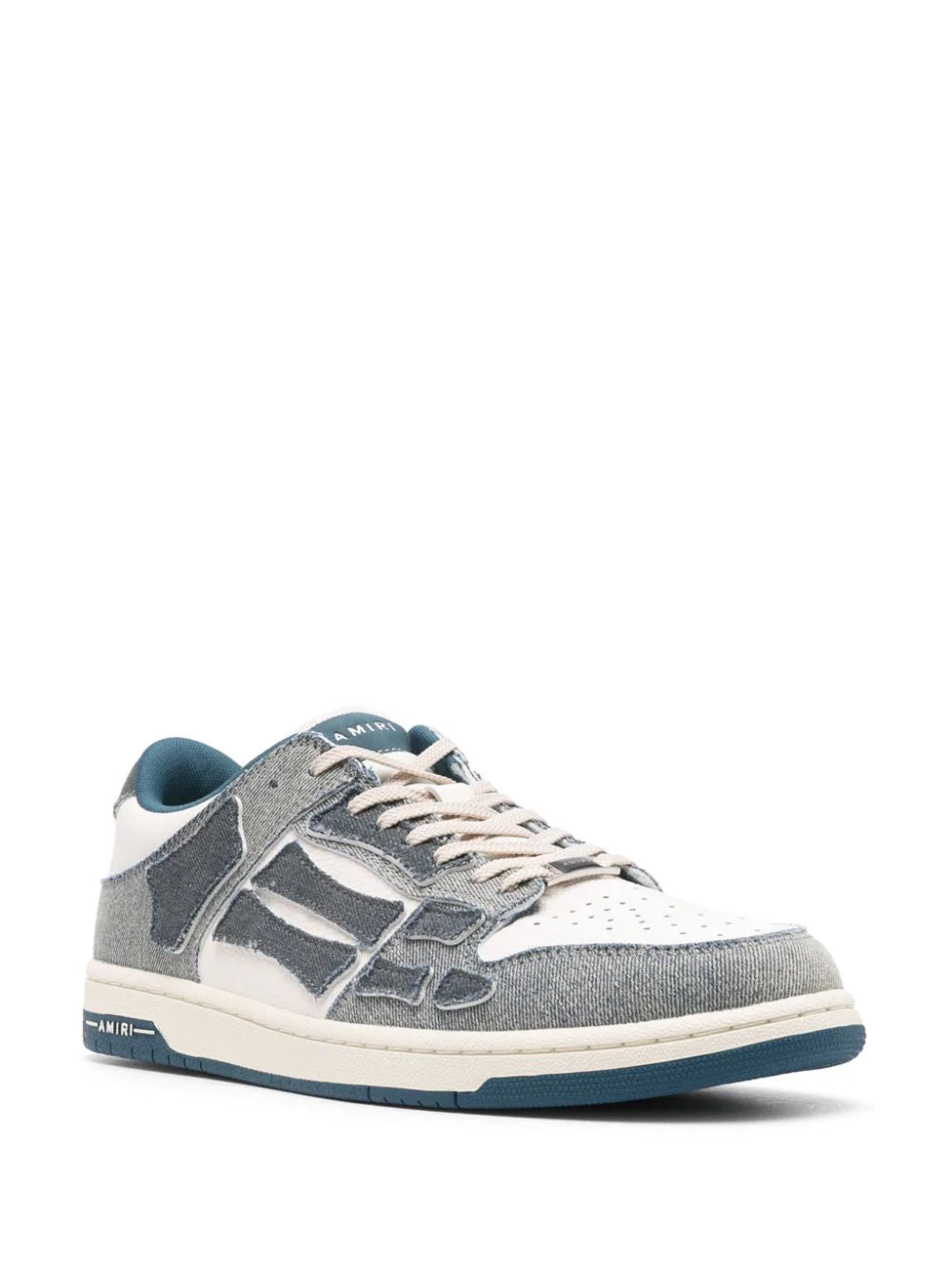 AMIRI Vintage Denim Skel Top Low Sneakers
