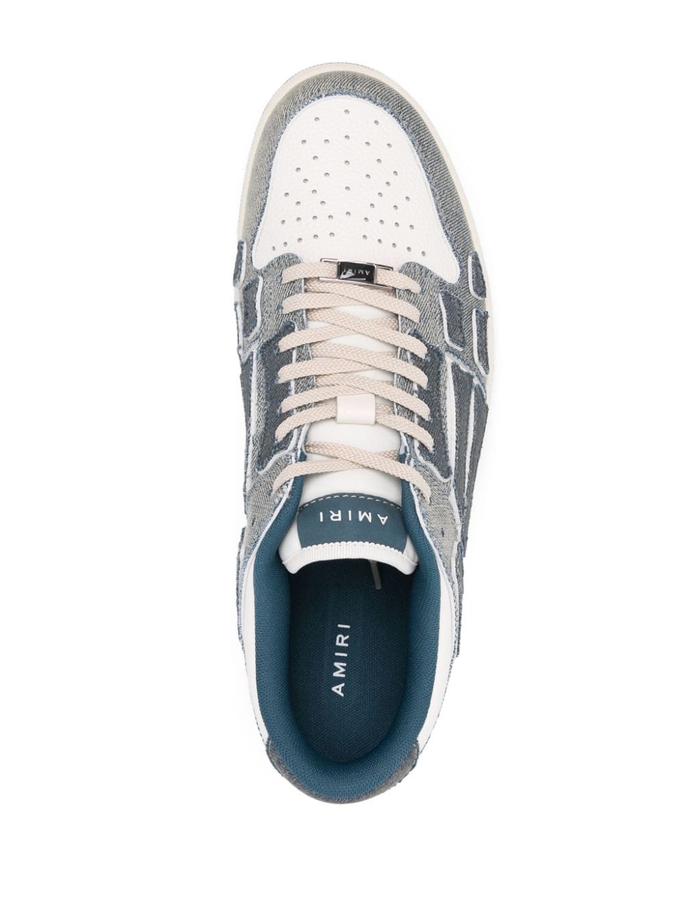 AMIRI Vintage Denim Skel Top Low Sneakers
