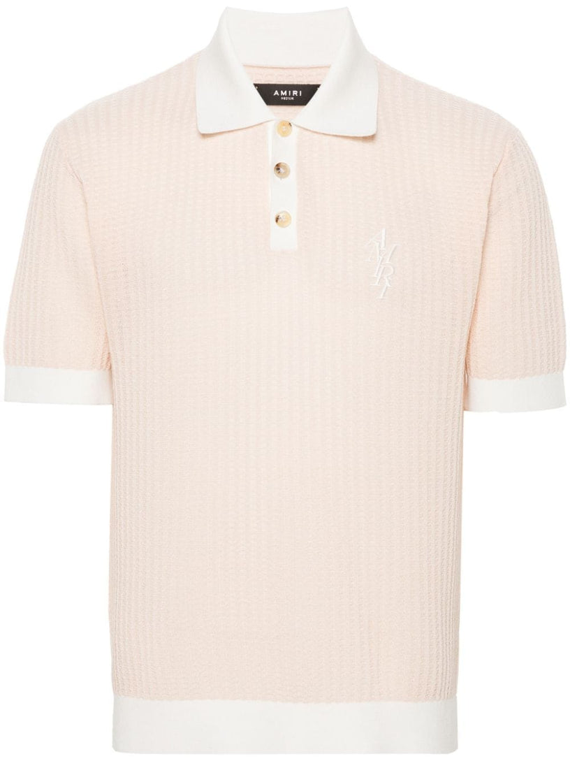 AMIRI Waffle stitch polo