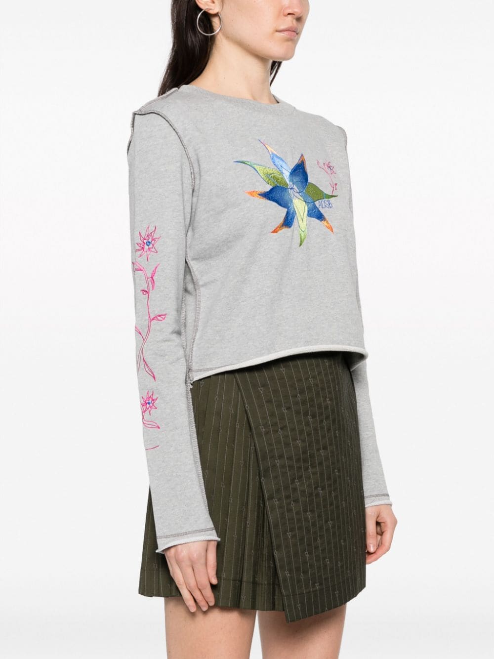 Andersson Bell Crazy Flower Sweatshirt