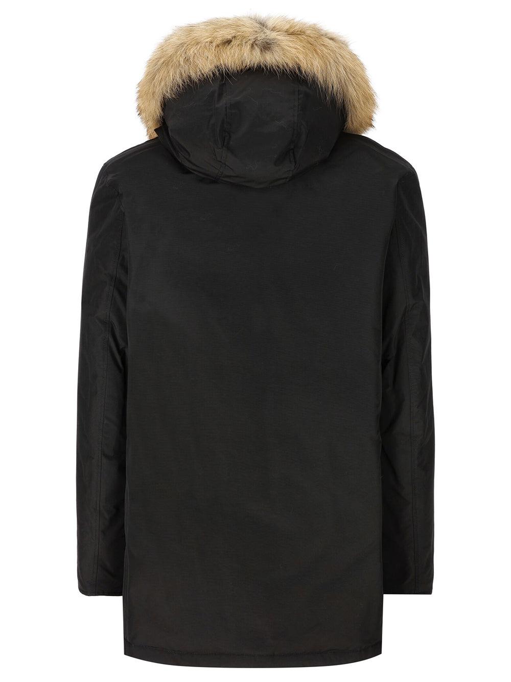 WOOLRICH Arctic Parka In Ramar Cloth With Removable Fur