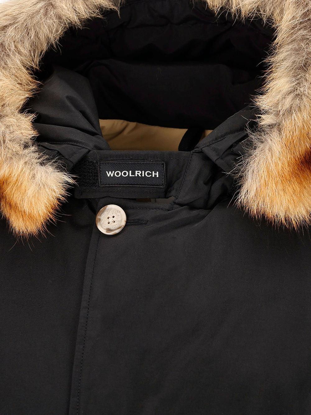 WOOLRICH Arctic Parka In Ramar Cloth With Removable Fur