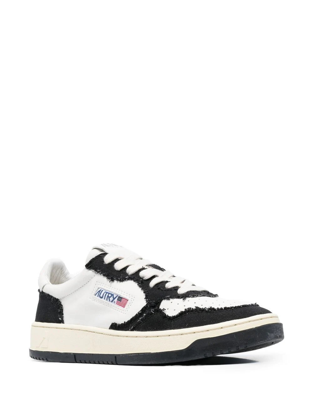 AUTRY Medalist Low Sneakers In Leather And Canvas