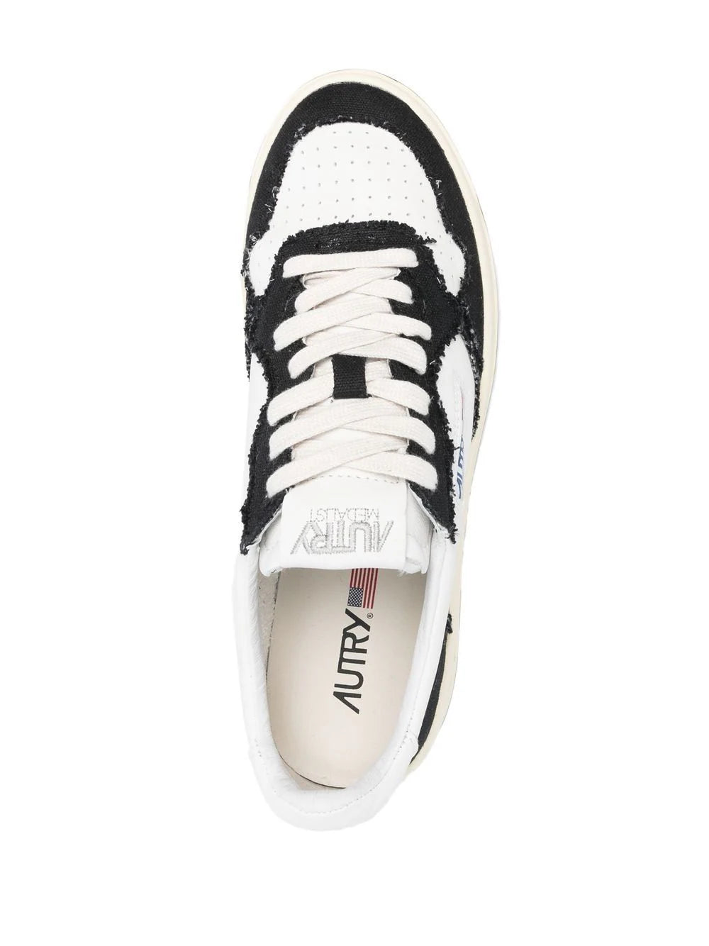 AUTRY Medalist Low Sneakers In Leather And Canvas