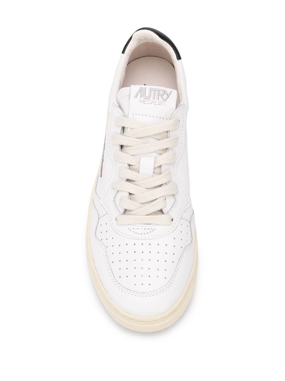 AUTRY Medalist Low Sneakers In White Leather