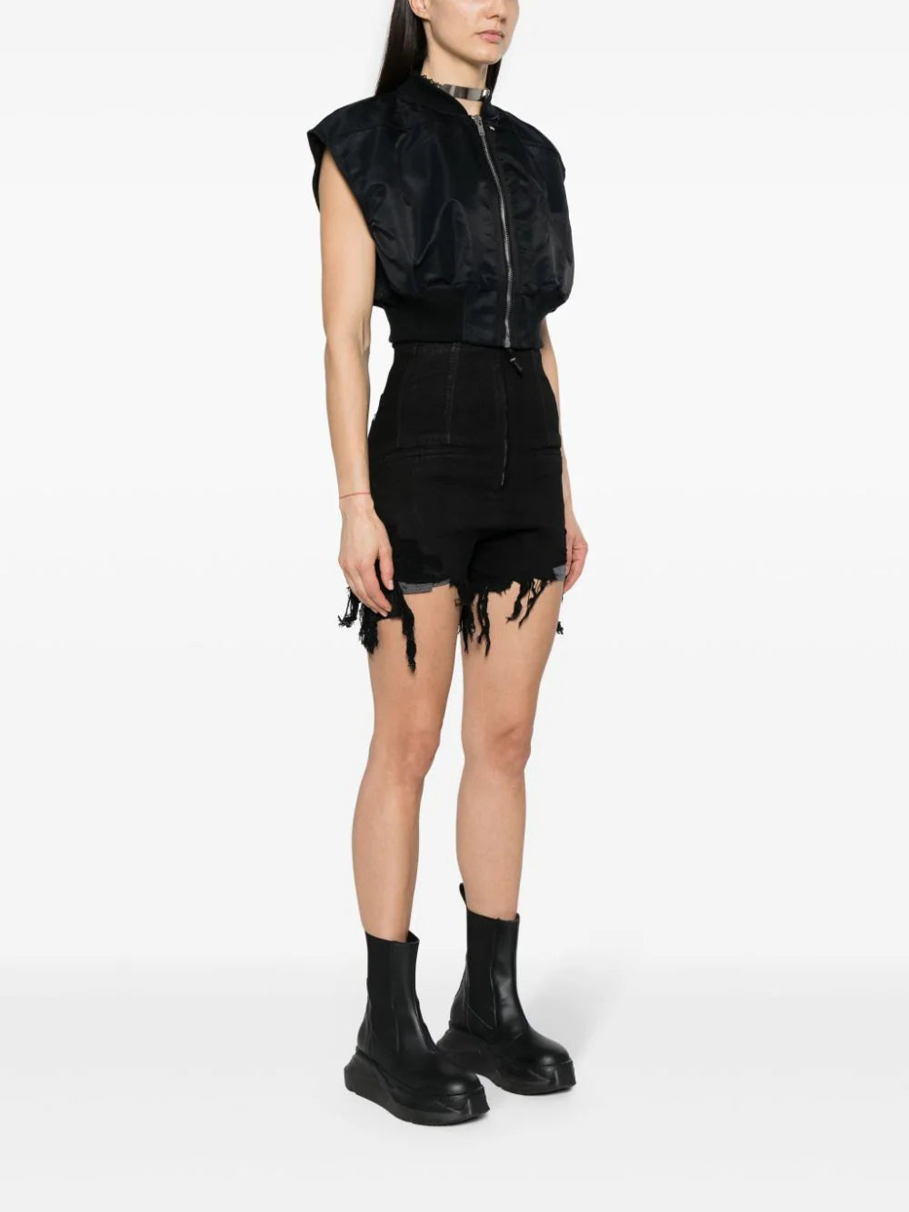 Rick Owens DRKSHDW Babel Tatlin Nylon Bomber Jacket