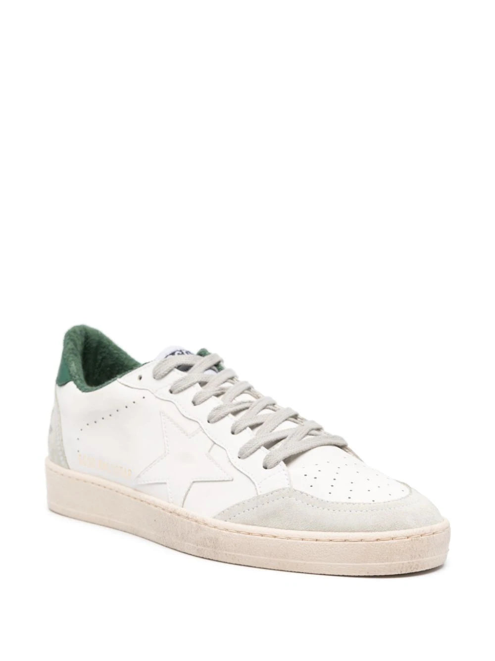 Golden Goose Ball-star Sneakers With Vintage Effect