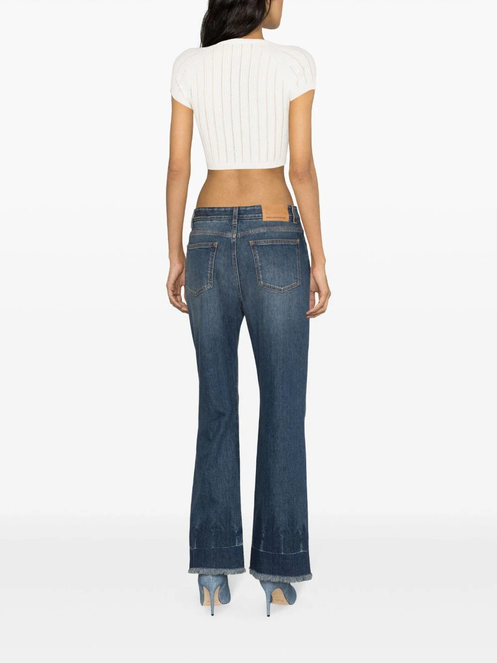 BALMAIN 3-button Fine Knit Top