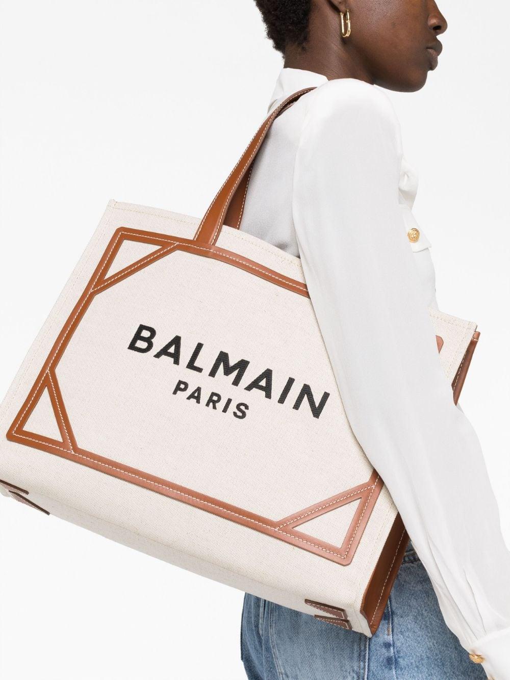 BALMAIN B-army 42 Canvas Bag