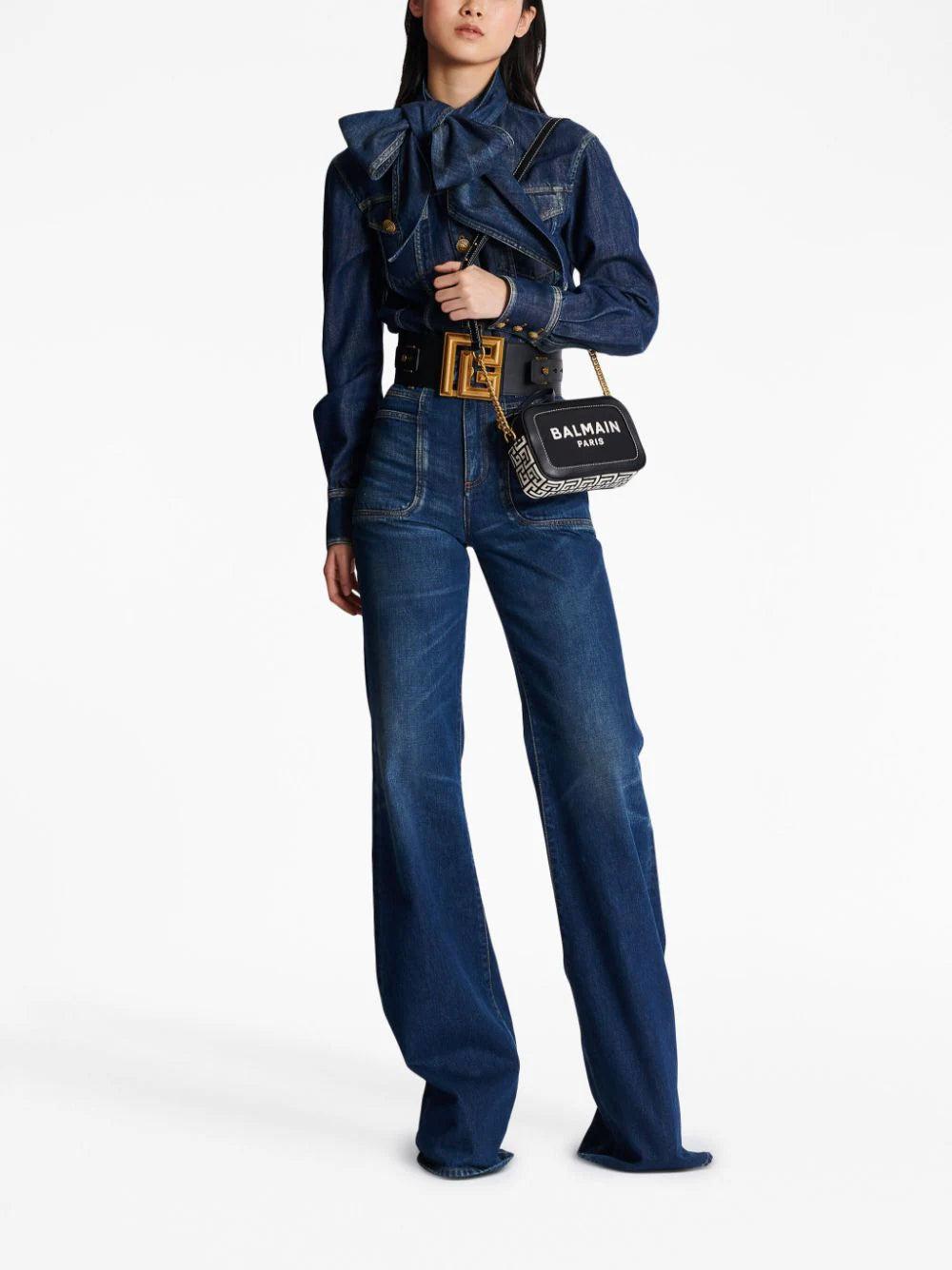 BALMAIN B-army Clutch Bag