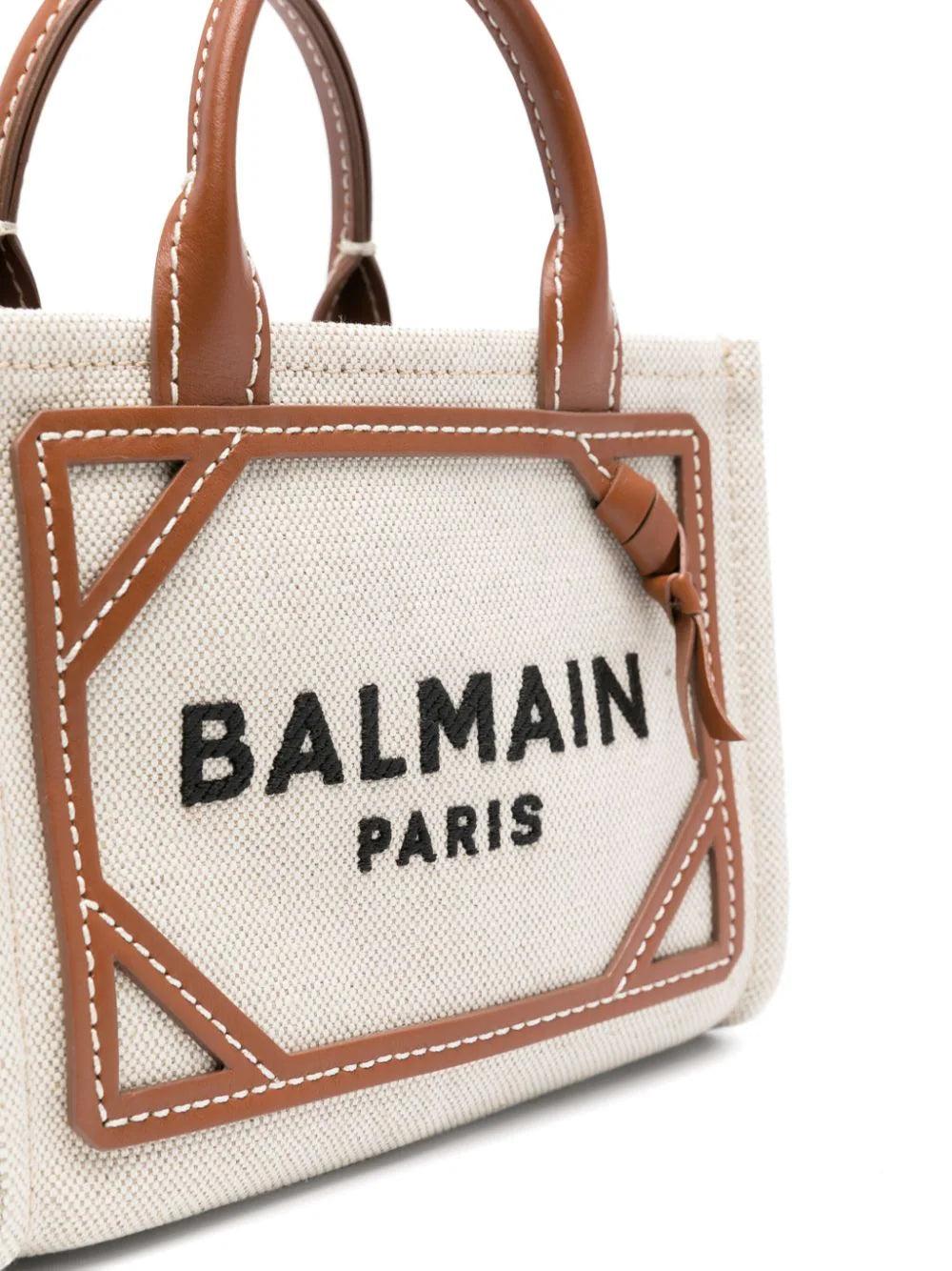 BALMAIN B-army Mini Shopping Bag
