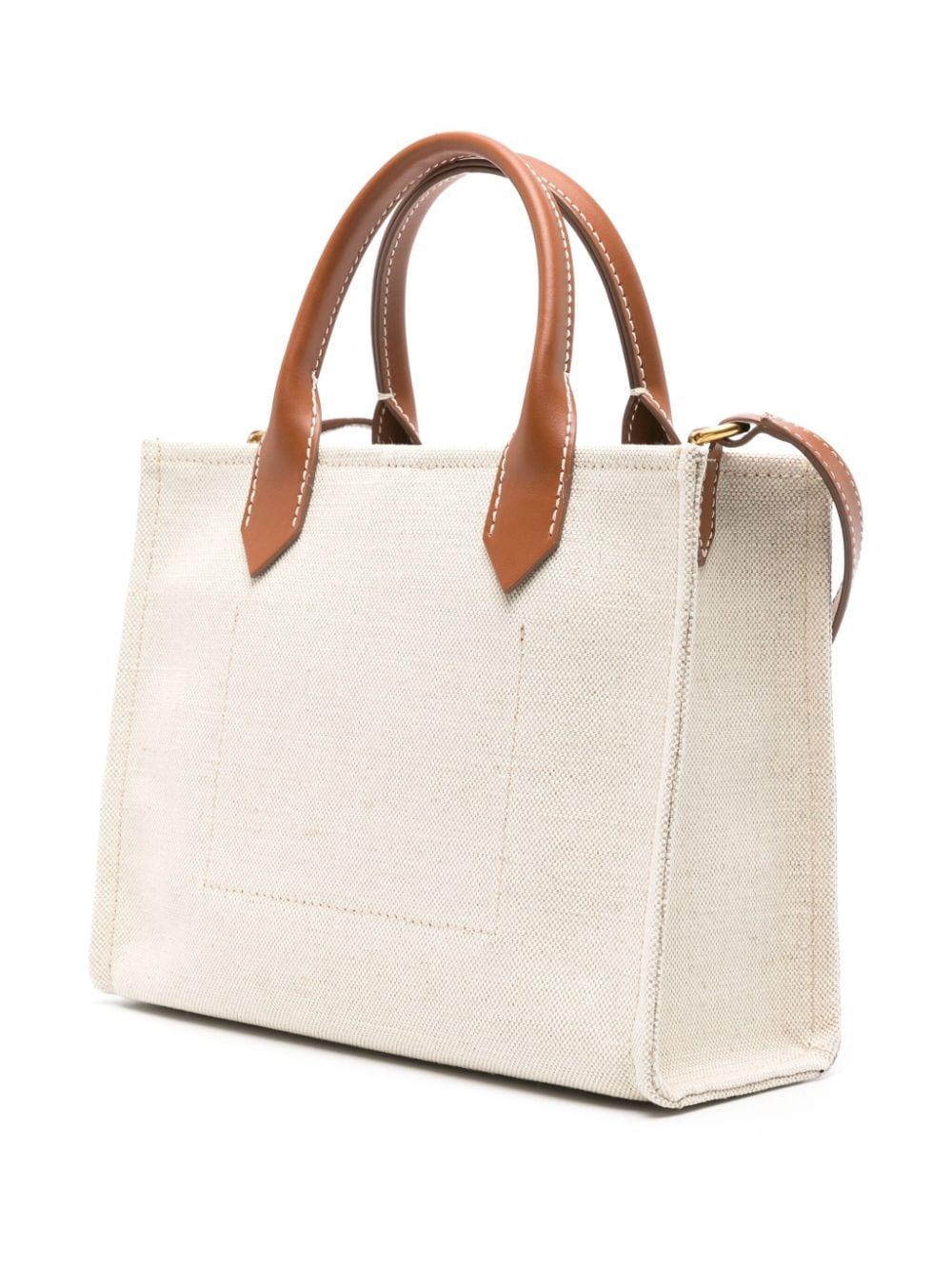 BALMAIN B-army Small Canvas Shopping Bag