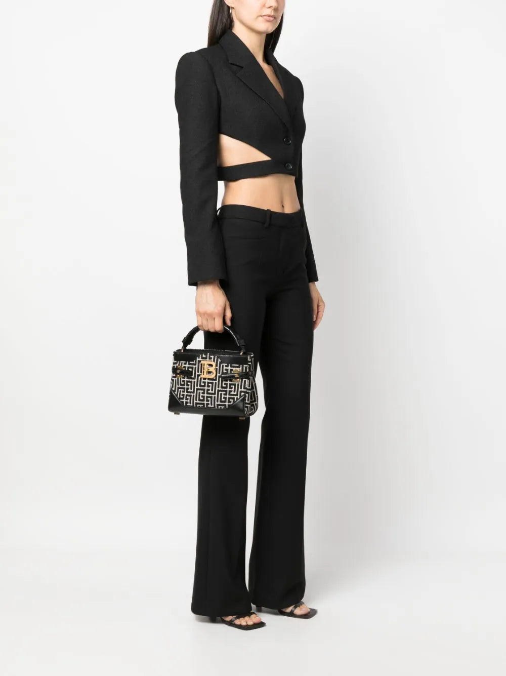 BALMAIN B-buzz 22 Top-handle Bag