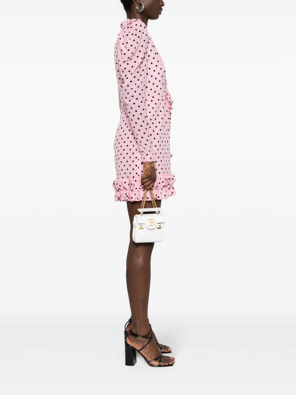 BALMAIN B-buzz Mini Leather Bag