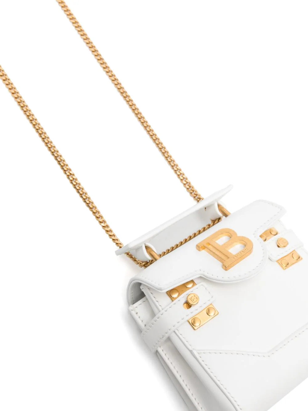 BALMAIN B-buzz Mini Leather Bag