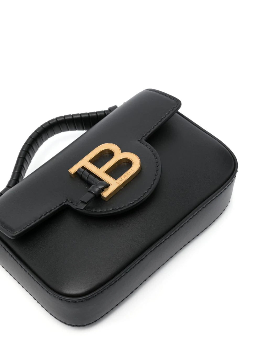 BALMAIN B-buzz Mini Smooth Leather Bag