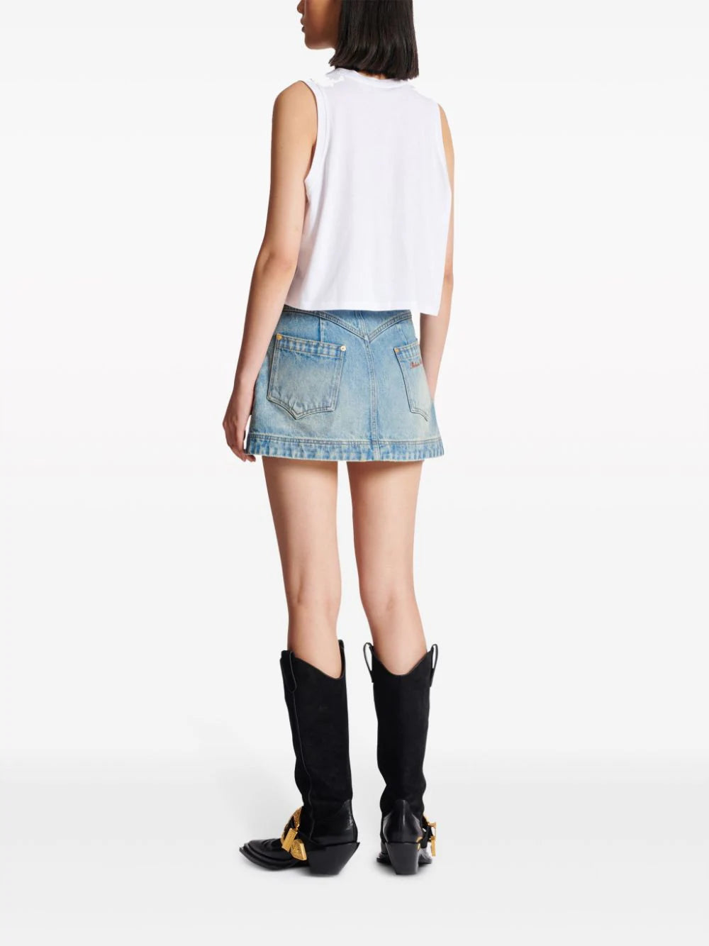 BALMAIN Balmain Flocked Tank Top