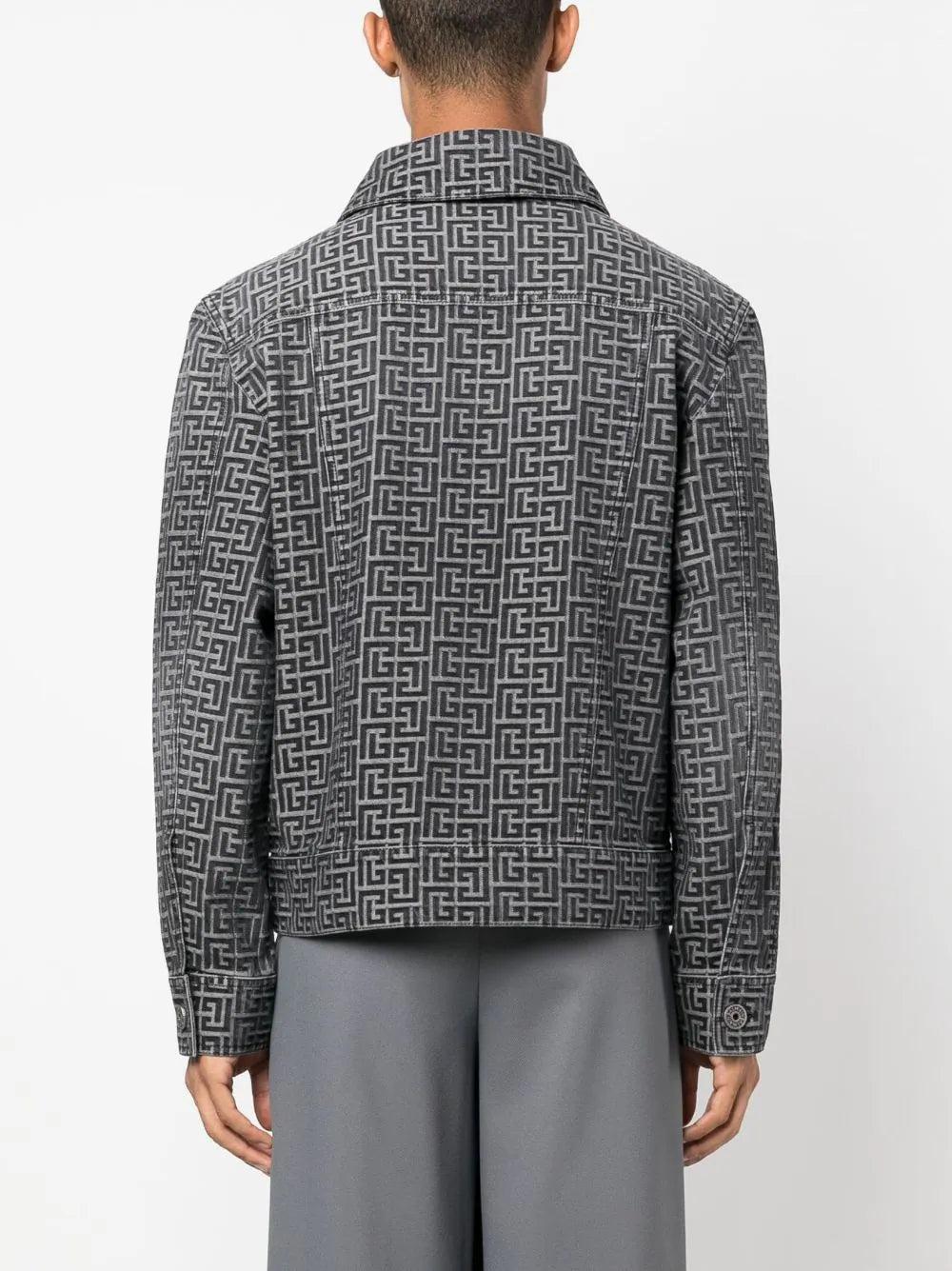 BALMAIN Balmain Monogram-print Jacket