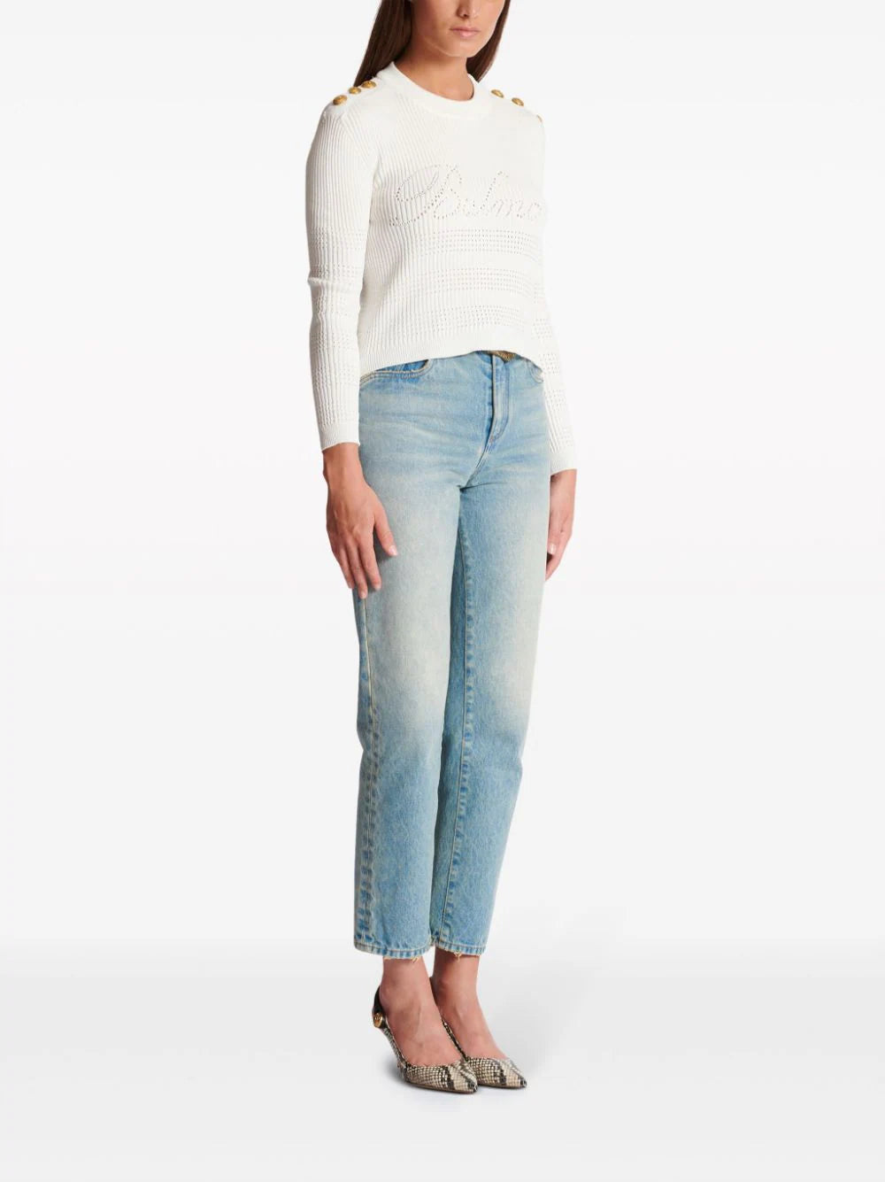 BALMAIN Balmain Signature Fine Knit Jumper