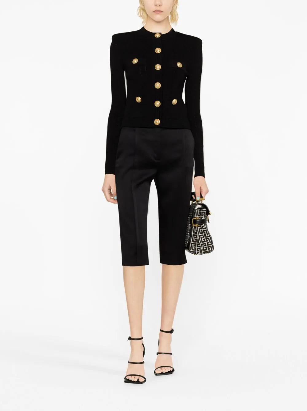 BALMAIN Buttoned Knit Cardigan