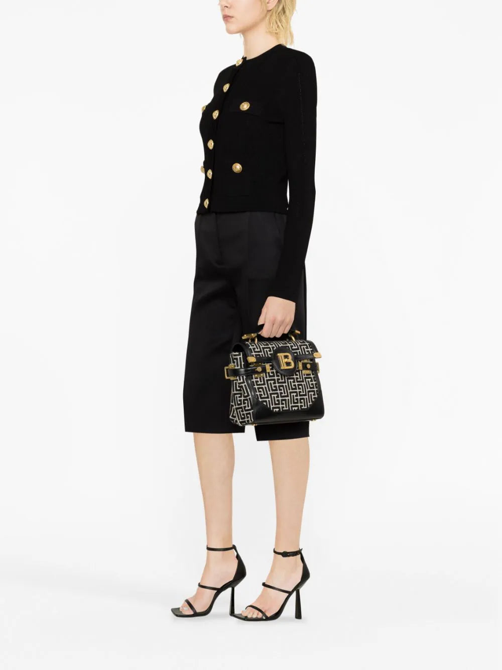 BALMAIN Buttoned Knit Cardigan