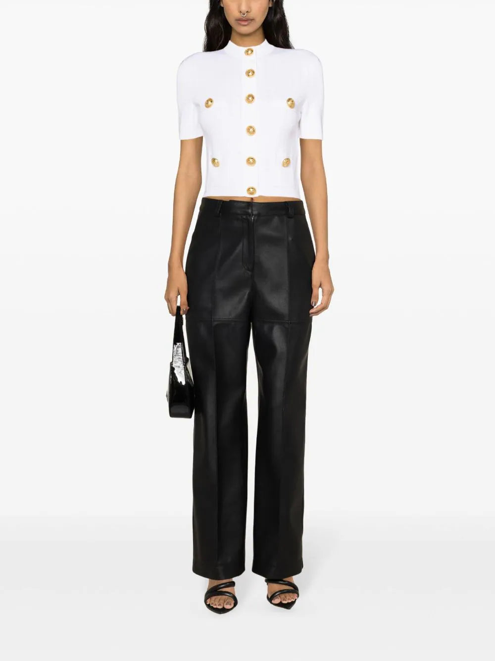 BALMAIN Buttoned Knitted Cardigan