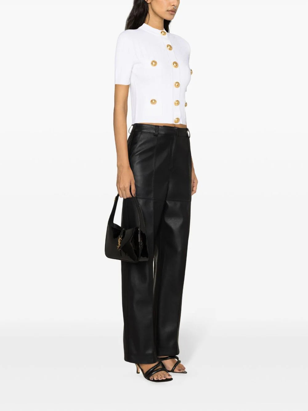 BALMAIN Buttoned Knitted Cardigan