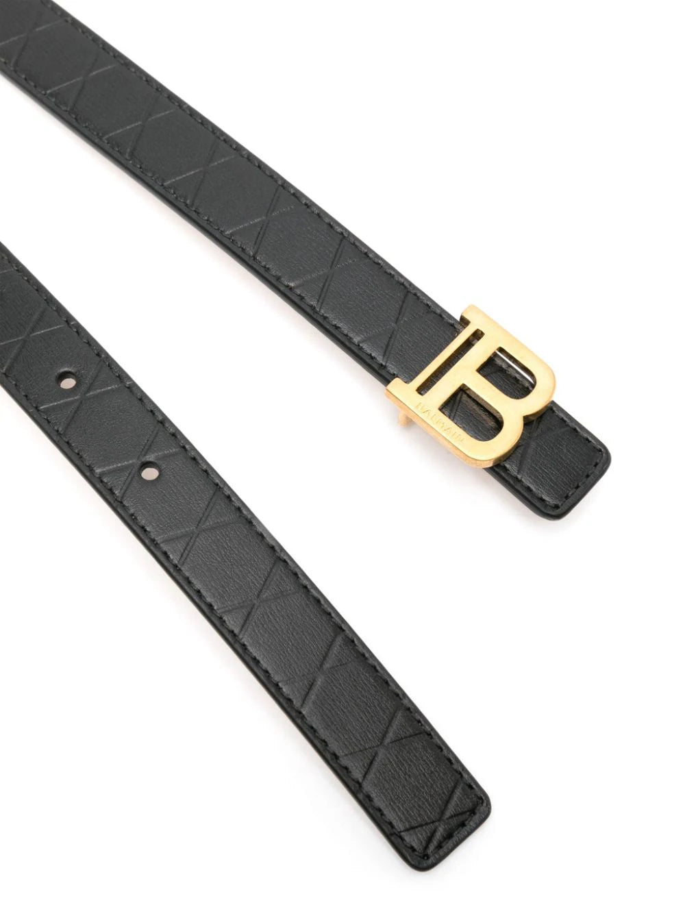 BALMAIN Fine B-belt In Calfskin